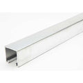 Single Channel Strut, Solid, Aluminum, Plain, None Hole Size, Silver