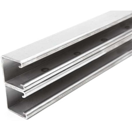 Side to Side Strut, Solid, 304 Stainless Steel, Polished, None Hole Size, Silver