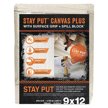 Drop Cloth, 12 ft. L x 9 ft. W