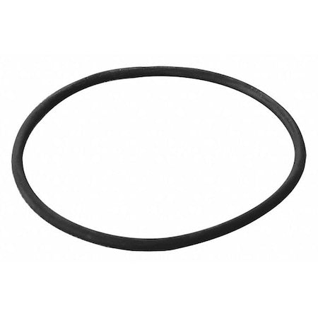 Round Duct O-Ring, 9 in Duct Dia, Rubber, 9 in W, 1" L, 9 in H