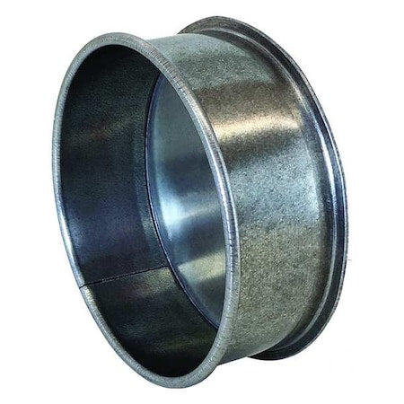 6" x 2-1/4" Round End Cap, 22 ga. SS