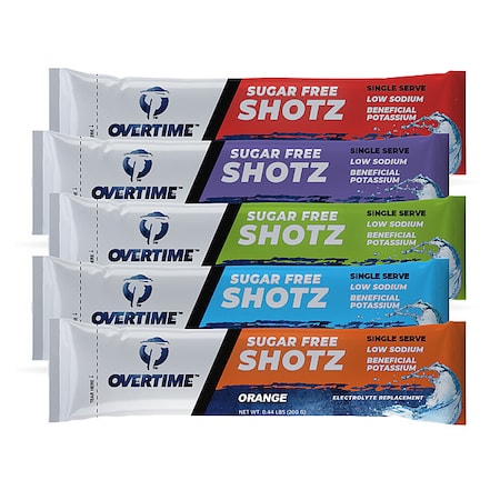 Sugar Free Shotz, Electrolyte Drink Mix, 16.9 oz, Assorted Flavors, PK400