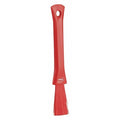 1 13/16 in W Detail Brush, Soft, 5 51/64 in L Handle, 8 5/64 in L Brush, Red, Plastic