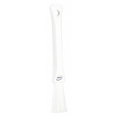 1 13/16 in W Detail Brush, Soft, 5 51/64 in L Handle, 8 5/64 in L Brush, White, Plastic