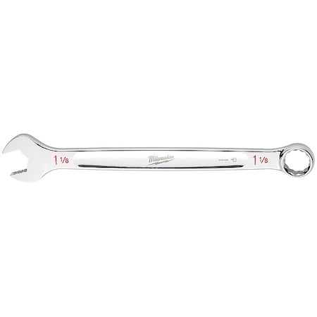 Combination Wrench, SAE, Head Size 1 1/8"