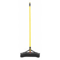 18 in Sweep Face Angle Broom, Medium, Synthetic, Black