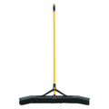 36 in Sweep Face Push Broom, Medium, Synthetic, Black
