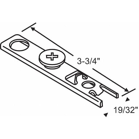 Pivot Bracket, Steel, Plated