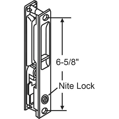 Door Handle, 7-21/64" L x 1-1/8" H