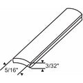 Flat Spline, Black, Overall 1000 ft. L