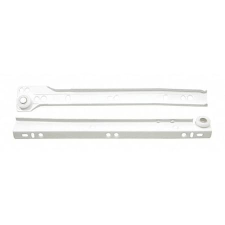 Drawer Slide, 22" L, Steel Plated, PR