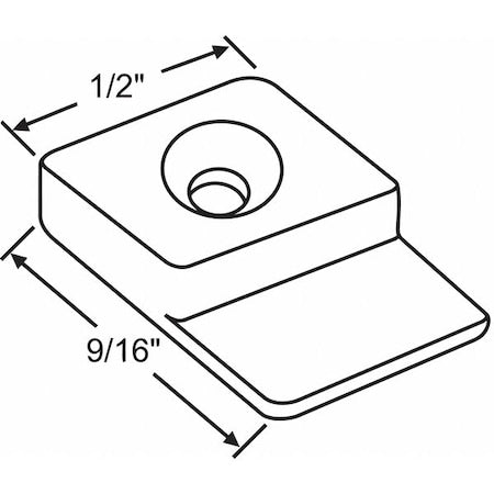 Face Guide, Tube Balance, 1/2" L
