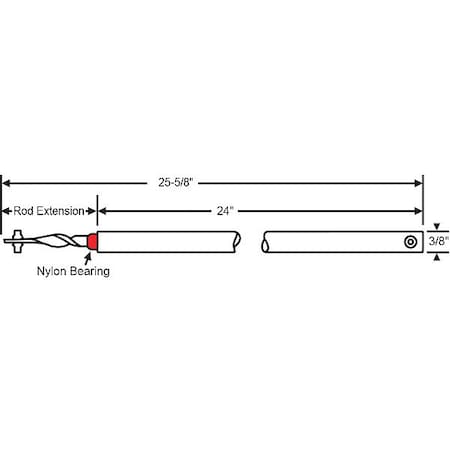 Tube Balance, Bearing, 24-5/8" L