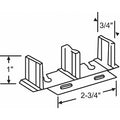 Floor Guide, Steel, Anodized, 4"L x 1-3/8"W