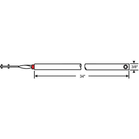 Tube Balance, Bearing, 34" L