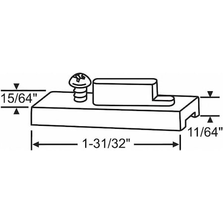 Tube Balance Bar, Pivot, 1-31/32" L