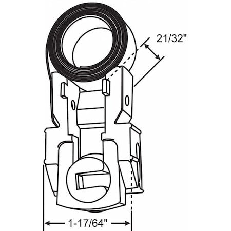 Coil Balance, Constant Force, 2-57/64" L