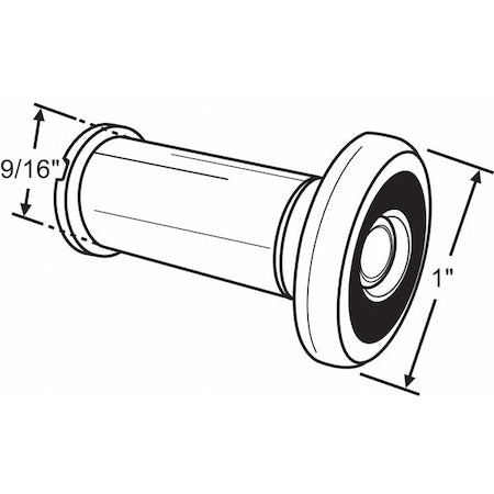 Door Viewer, Polished, 9/16" Hole Dia.