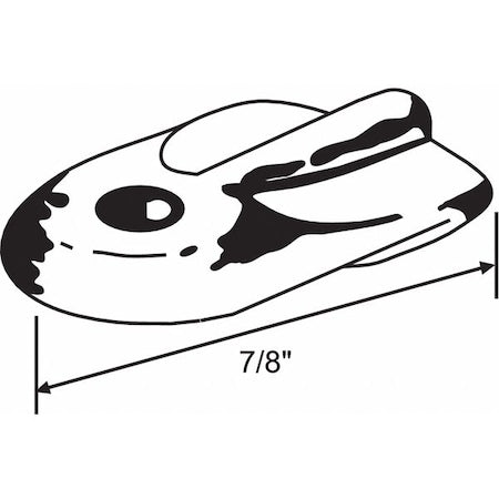 Frame Wing Clip, Screen, 7/8" L