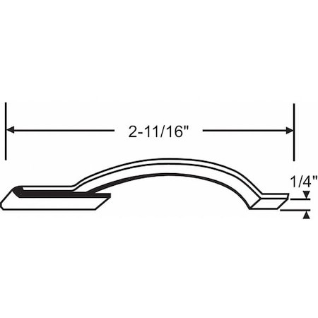 Frame Tension Spring, Screen, 2-25/64" L