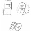 Mailbox Lock, For 4C Pedestal Mailboxes