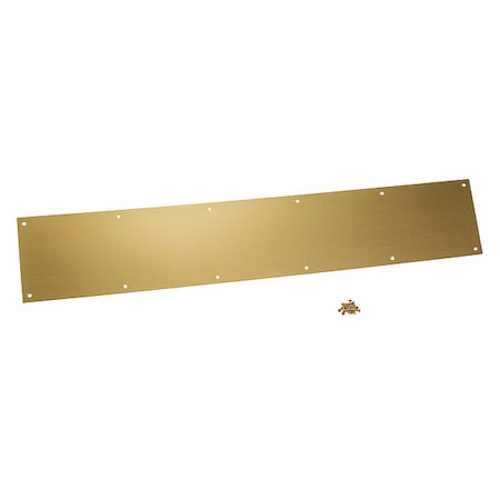 Protection Plate, Kick/Stretcher, 8" H