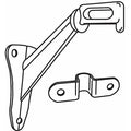 Handrail Bracket, Plated, 3-1/2" H