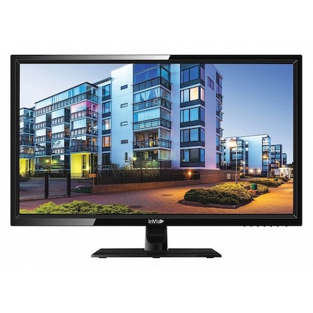 CCTV Monitor, LED, 28", Color Display