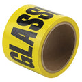 Safety Warning Tape, Solid, Black/Yl, 3" W, 3YTA8