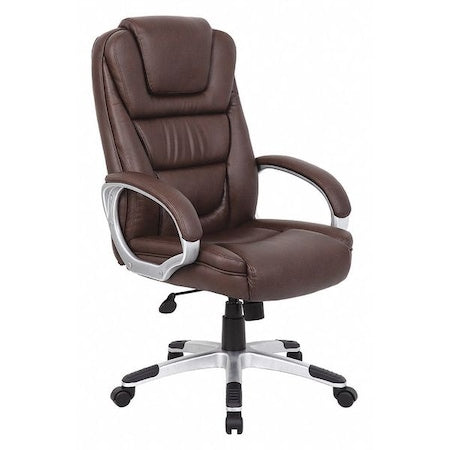 Executive Chair, High Back, Leather Seat