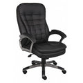 Executive Chair, Pillow Top, Vinyl Seat