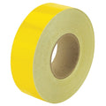 Reflective Safety Tape Vinyl Yellow, 2" W x 50 yd. L, 5.5 mil Thick