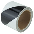 Reflective Safety Tape Vinyl Black/White, 3" W x 10 yd. L, 5.5 mil Thick