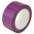 Aisle Marking Tape Vinyl Plastic Purple, 2" W x 36 yd. L, 5 mil Thick
