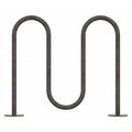 Bike Rack, Silver Color, 5 Cap., 39" W