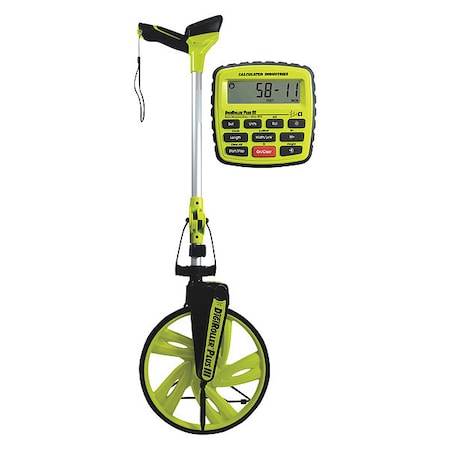 Measuring Wheel, Digital, 12-1/2" Dia.