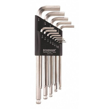 13 Piece SAE L-Shape Hex Key Set, 26937