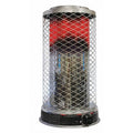Portable Gas Floor Heater, Liquid Propane, Matchless Piezo, 16 11/32 in Wx 16 11/32 in L