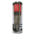 Portable Gas Floor Heater, Natural Gas, Continuous Spark, 14 11/16 in Wx 14 11/16 in L