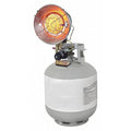 Portable Gas Tank-Top Heater, Liquid Propane, Standing Pilot, 8 17/64 in Wx 7 1/8 in L