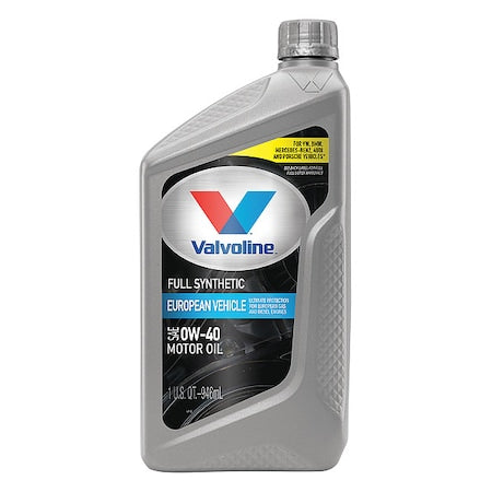 Motor Oil, 1 qt. Size, 0W-40 SAE Grade
