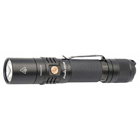Black Rechargeable LED General Purpose Flashlight, CR123A, 1000lm