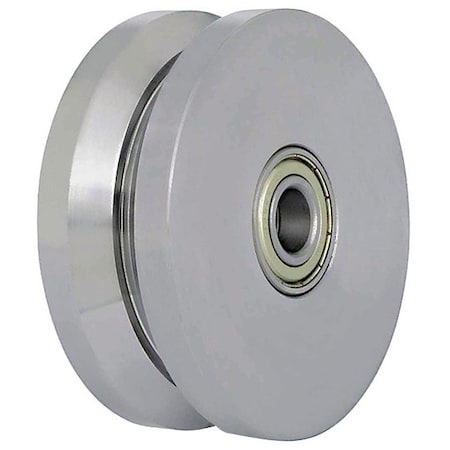 Caster Wheel, 2640 lb. Load, Silver Wheel
