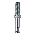 Caster Mount, 3/8" Stem Dia., 1-1/2"Stem L, PK5