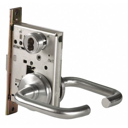 Door Lever Lockset, Mechanical, Storeroom