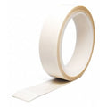 Double-Sided Foam Tape, 3/4 in W, 36 yd L, 1/32 in, Polyester Foam, Double-Sided
