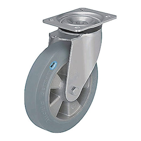 Plate Caster, 550 lb. Ld Rating, Swivel
