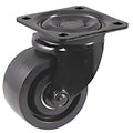 Plate Caster, 550 lb. Ld Rating, Swivel