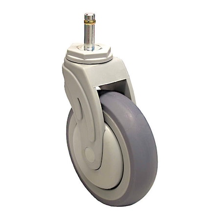 Stem Caster, 165 lb. Load Rating, Swivel