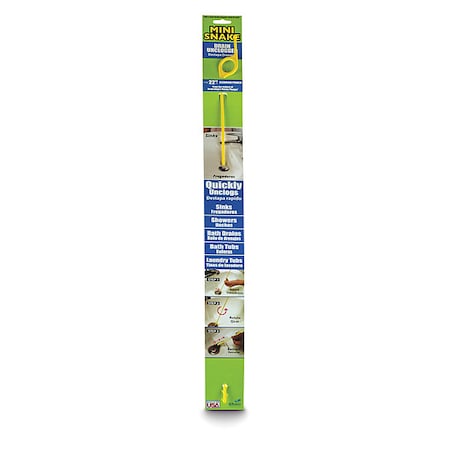 Drain Cleaning Tool, Resin, 26" Size